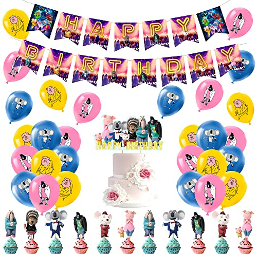 Decorazioni Compleanno Sing Palloncini Sing Compleanno Palloncino Decorazioni Sing Festa Compleanno Sing Decorazioni Torta Sing Striscioni Buon Compleanno Decorazione Sing Palloncino