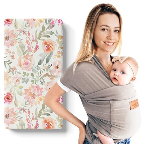 Dreamy Comfort Bundle: Premium Crib Sheets & Baby Wrap Carrier by Max&So
