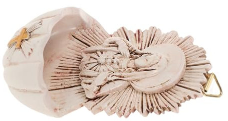 PRETYZOOM 6 5 * 4 * 12 Cm Acquasantiera Da Parete Acquasantiera in Resina Decorazione Da Parete Acquasantiera Cattolica Decorazione Per Chiesa