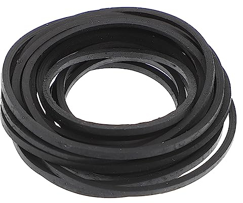 20 Stück Gummiriemen für Recorder und Plattenspieler Schwarz | Geräusche, Elastisch und Robust, Ersatz für Antriebsriemen bei Aufnahmegeräten und Drehtellern