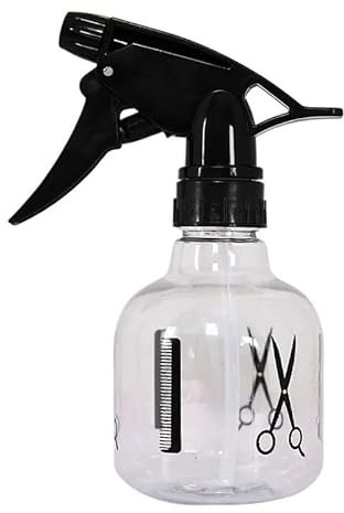 WANGZEYU Pulverizador Agua Botellas pulverizadoras de 150/500 ml, Herramientas de peluquería, pulverizador de Agua, Botellas pulverizadoras portátiles de plástico Transparente Pulverizador(150ml)