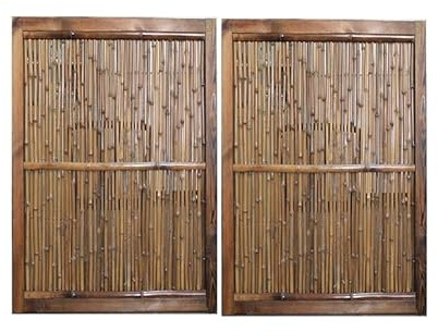 Cancello da giardino personalizzabile per esterni, divisorio indipendente in legno con cerniere in metallo, design superiore curvo per casa e cortile, soluzione di ingresso durevole ed elegante