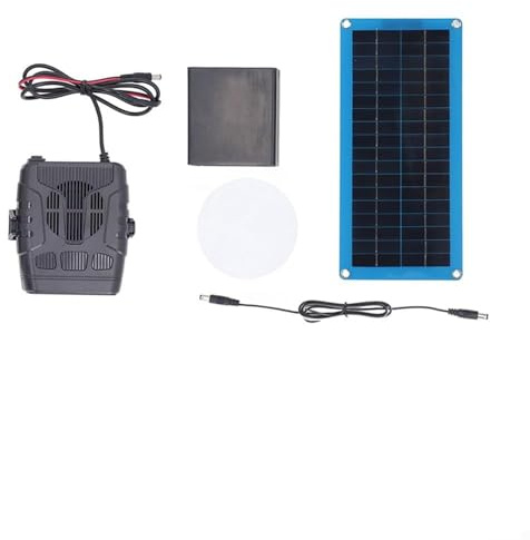 Solar Panel Heater, 30W Solar Panel Greenhouse Heater Kit, Portable Waterproof Solars Panels Car Heaters for Outdoor Adventures Camping Outdoor Drying RV (17.13x7.87x0.2 inches,700g)