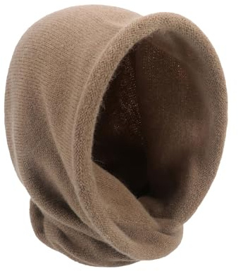 LZPCarra vintermössor för pojkar flickor varm halsduk mössa stickad mössa hatt med justerbar vindtät svart, kaki, one size