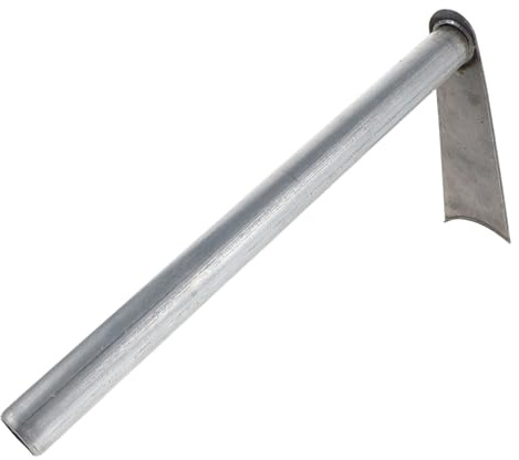 JOINPAYA Azada de Jardín de Hierro Duradera Mango Corto Herramienta Manual para Aflojar Suelo y Deshierbe Pala Pequeña Multiusos para Jardinería en Macizos y Huertos Domésticos