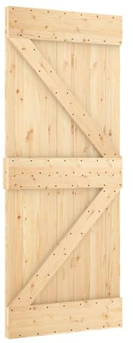 vidaXL Puerta NARVIK 85 x 210 cm Natural