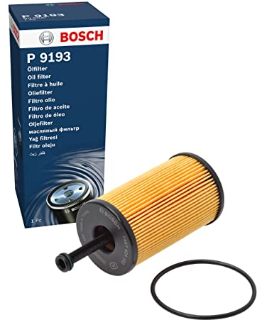 Bosch P9193 Filtre à Huile Automobile - Sépare la Suie et les Particules Métalliques de l'Huile Moteur, Lubrification Fiable du Moteur