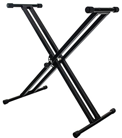 GoDpsMusic CC-KSTAND Double Braced X-Style Pro Series Keyboard Stand
