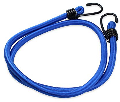 Ferrestock FSKPUL1202 set 2 pulpos elásticos de goma reforzada de 120 cm y ganchos de hierro engomado para sujeción de cargas