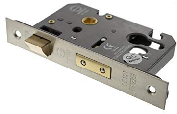 Atlantic Euro Sash Lock - 76mm - Satin Nickel