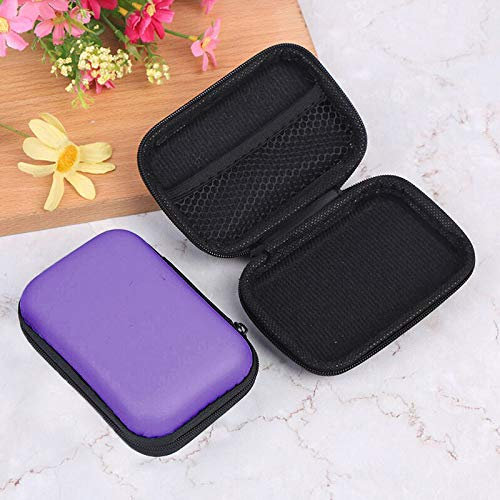 Premium Quality Compact Digital Hard Camera Case hard case with foam Cover Bag Box Compatible for Sony, Cannon, Samsung, Fujifilm, Olympus, Panasonic, Kodak, Casio, Nikon Camera (Purple)