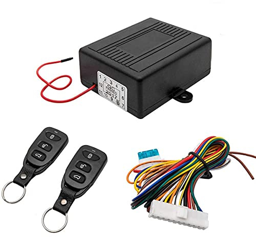 Riloer 12V Universal Auto Car Central Remote Control Door Lock Kit Alarma para Sistema de Entrada sin Llave