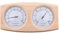 20-120 Celsius Sauna Thermometer Hygrometer Aus Holz, Hochwertige Sauna Klimamesser Messstation Zimmerthermometer Hydrometer Feuchtigkeit Für Sauna Zimmer