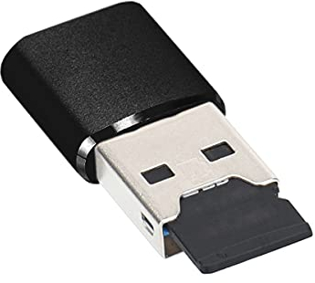 Cablecc - Adattatore per lettore di schede USB 3.0 a micro SD SDXC TF 5 Gbps super velocità per auto e computer portatile
