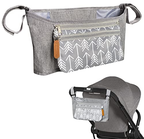 Baby Heroe Bolso Carro Organizador Impermeable para Cochecito de Bebé con Bolsa Pequeña Extraíble. Mochila Carrito Diseño Universal, Maternidad