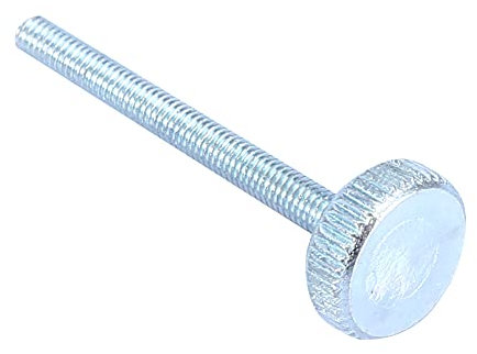 Rändelschraube, Rändelkopfschraube, 20 Stück M3 Rändelschraube, Verzinkter Kohlenstoffstahl, Flacher Rändelkopf, Rändelschrauben mit Vollgewinde, Rändelschrauben (M3*30 (5 Stück))