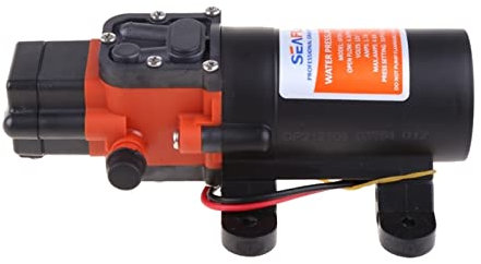 PIGENE Bomba Sumergible pequeña Ajustable Bomba de Agua del diafragma Marino de 12 V Accesorios de la Bomba de la Bomba de la embarcación Duchas Body Motor de Transferencia de Agua