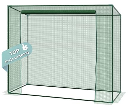 HAGO24 Foliengewächshaus in 200x187x80cm I Garten Gewächshaus mit 135 g/m2 Gitternetzfolie I Stabiles Folien Gewächshaus mit Tür I UV-beständiges Garten Greenhouse für Obst, Gemüse & Kräuter