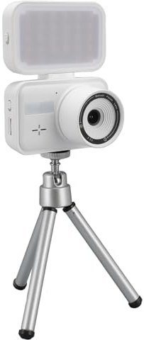 Yunseity Zeitrafferkamera, 4 MP WiFi Digitale Zeitraffer-Videokamera, Manueller Fokus, mit Stativ, für Pflanzen, Außenbau, Wetter, Bäckerei