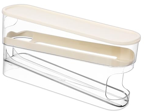 TOPBATHY Refrigerator Egg Storage Rack Egg Holder for Fridge Space-saving Design Easy Refill Box