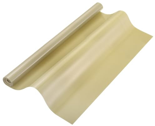 QUARKZMAN 15.7 x 3.9 pies Rollos de Tapete de Silicona para Hornear Resistentes al Calor Tapetes de Repostería Antiadherentes Antideslizantes para Encimeras Café