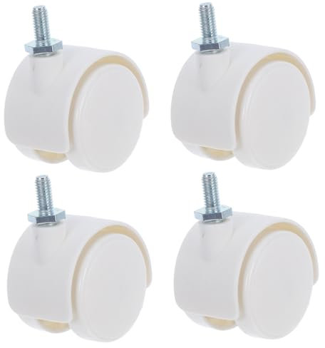 Gatuida 4pezzi Ruote Girevoli Per Mobili Sostituzione Ruote Per Sedia Da Ufficio Facile Installazione Rotazione Silenziose Adatte Mobili E Uffici