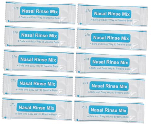 NIYANGLE 80stücke Nasenspülsalzbeutel Schnell Lösliches Nasenreinigungssalz Nasenpflegesalz Für Erwachsene Und Junge Mädchen Spülmischung Für Nase