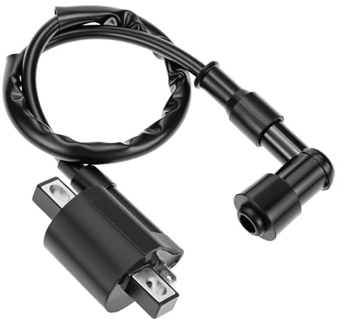 QWORK® Ersatz für Motorrad-Zündspule, kompatibel mit CG125, 150ccm, 200ccm, 250ccm ATVs, Rollern, Mopeds und Karts