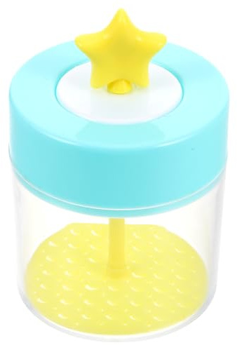 Ciieeo Dispositivo Espumador de Champú Azul Diseño de Estrella, Herramienta Automática para Espuma Facial y Corporal, Bomba de Plástico Práctica para Ducha y Lavado Diario