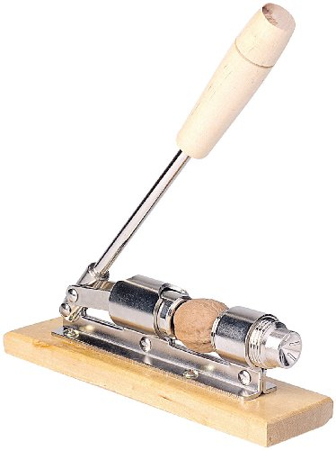 Rosenstein & Söhne Cascanueces - Pinzas para tuercas: Cascanueces de diseño retro fabricado en madera y acero cromado (Cascanueces de palanca, Galleta almendras, niños Ideas regalo)