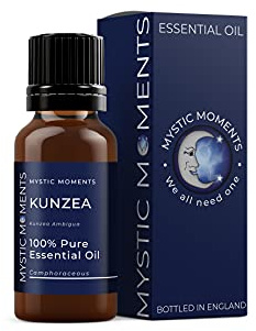 Mystic Moments | Kunzea Essential Oil 5ml (Kunzea ambigua) | 100% Pure Aromatherapy Oil | Fresh Balsamic Woods & Invigorating Scent | Natural Skin & Mood Enhancer
