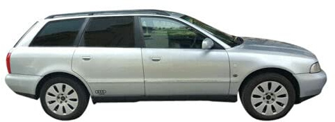 Solarplexius Auto-Sonnenschutz Scheiben-Tönung passgenau für Audi A4 Avant B5 Bj. 96-01 Keine Folie Komplettsatz