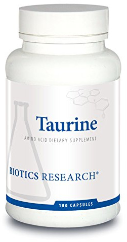 Biotics Research Taurine – 500 mg Taurine, Amino Acid, Brain Health, Cardiovascular Health, Antioxidant. 100 Capsules.