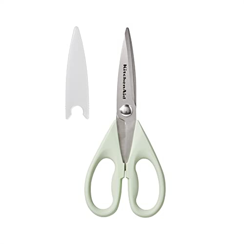 KitchenAid KE351OHPIA Classic Kitchen Shears, Stainless Steel, Pistachio
