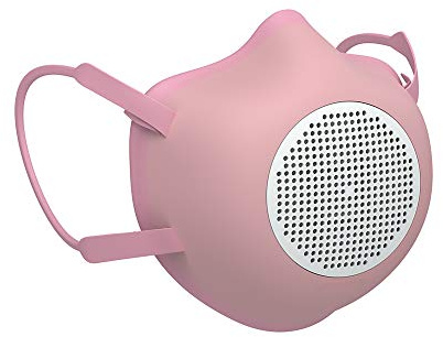 Set Maske + 4 Filter rosa