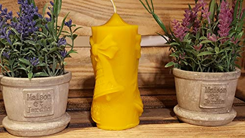 Glockenkerze aus reinem Bienenwachs