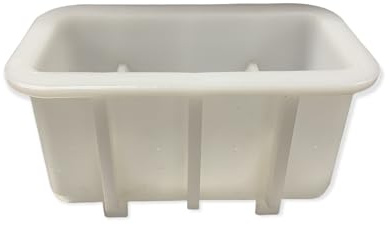 GN LTD Cheese & Yoghurt Making Cheese Mould | 2kg Capacity | No. 38 | Round Mould for Hard & Semi-Hard Cheeses | Dairythene Plastic with Draining Holes & Feet for Air Circulation