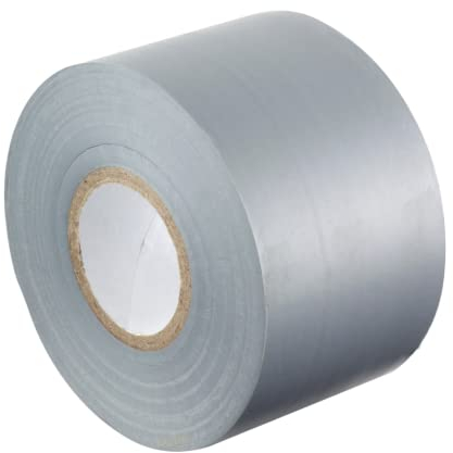 GOCABLETIES - Ruban adhésif isolant électrique gris - 50 mm x 33 m - Résistant, autocollant - Protèger, regrouper, réparer des câbles - 1 rouleau
