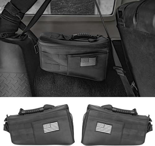 OFFROAD GAMERS Tür-Aufbewahrungstaschen, kompatibel mit Wrangler JK TJ LJ & Unlimited 2007–2017, 4-Türer, Werkzeugtasche, Wrangler, Aufbewahrungstasche, Kofferraum-Organizer, Wrangler Innenzubehör