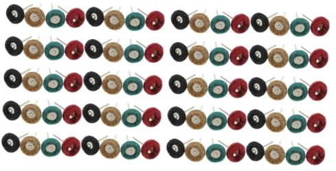 Mikikit 80 Pcs Grit Schleifen Schleifen Polieren Räder Set Für Bohrer Polieren Rad Kit