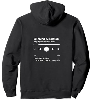 Drum und Bass Dubstep Liquid Pullover Hoodie