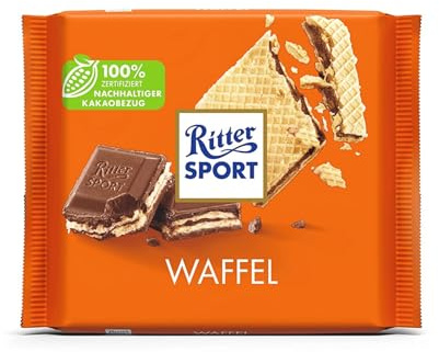 Ritter Sport Waffel Schokolade, 10er Pack (10 x 100g)