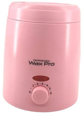 Colcolo Recipiente eléctrico para calentar cera caliente, para derretir el, tamaño compacto, calentador de cera portátil de 200ml para accesorios, Rosa