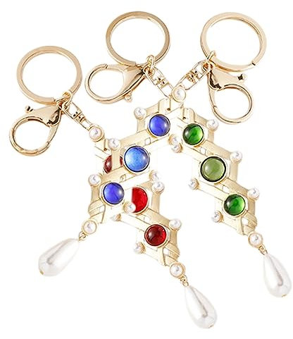 Cabilock Eleganter Schlüsselanhänger Mit Quaste Taschenanhänger Edelstein Exquisiter Schlüsselanhänger Im Europäischen Stil