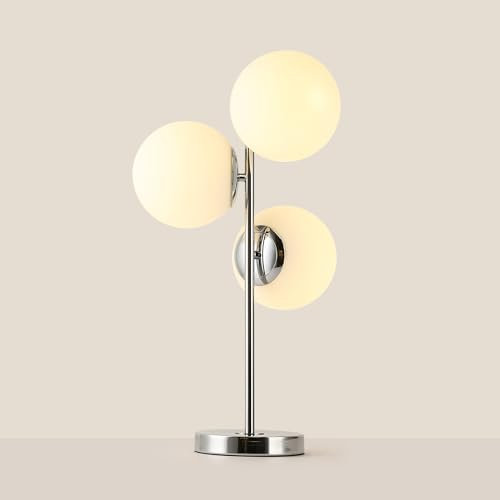 Lampada da tavolo triple sfera di vetro ROM - 3 x E27 - Ø 15cm