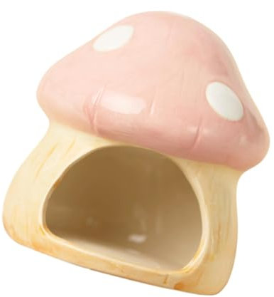 FewNvWa Hamster Versteck Pilz, Hamsterhaus für Chinchilla und Meerschweinchen, Groß