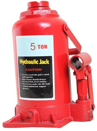 XFYESL Leve Voiture Crics hydrauliques cric de remorque cric de Bouteille de Levage portatif pour Bateau Accessoires pour cric(5 Ton)