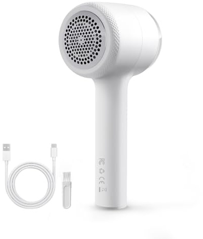 Rasoir Anti Bouloche Électrique, Anti Bouloche Vêtements, Rechargeable Câble Type-C, Idéal pour Vêtements Canapés Couvertures Rideaux
