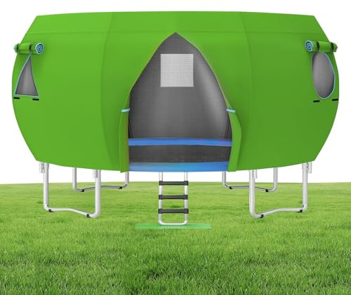 Xvilmaun Housse De Toit pour Trampoline | Protection Solaire pour De Jeux,Pare Soleil Et Accessoire De Toit pour Trampoline De Jardin De 4,2 Mètres