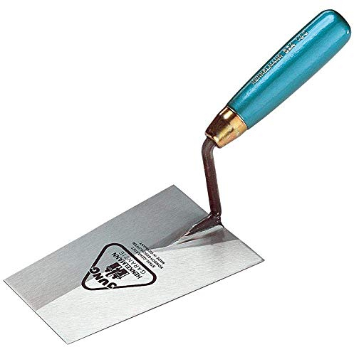 Jung 62418000 Truelle de maçon avec droite Cou, Gris/Bleu, 180 mm